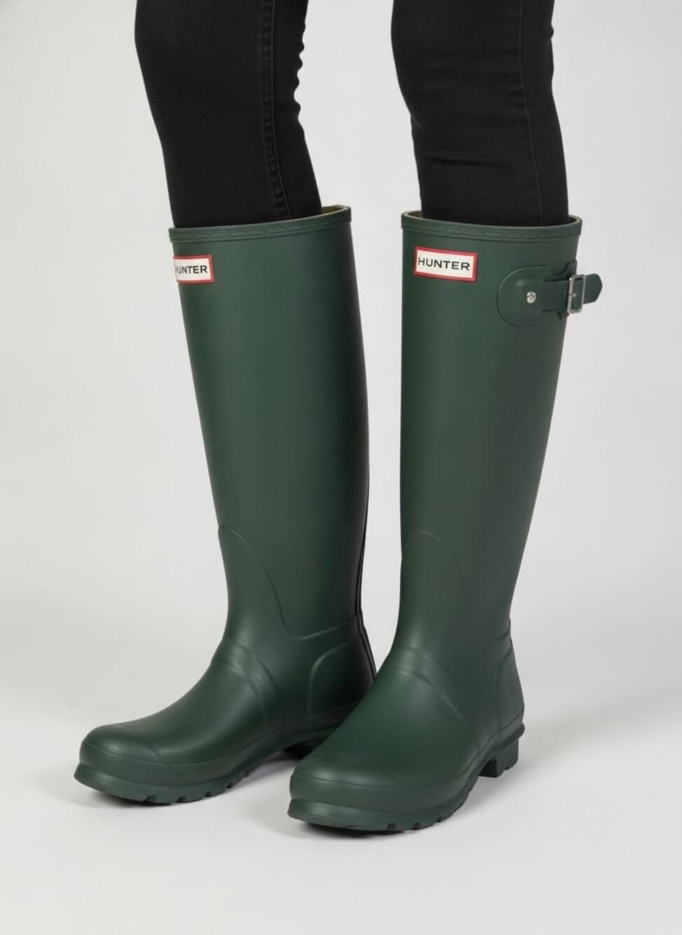 Hunter Original Tall Rain Boots - Hunter Green, Size 6
